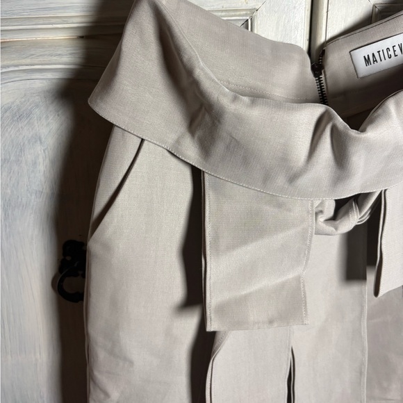 Maticevski Taupe Destined Wrap Pants Draped Asymmetrical Stylish‎ Designer - Picture 6 of 13